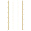 Wall Mounted Wine Rack for 24 Bottles 2 pcs Gold Iron - vidaXL