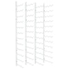 Wall Mounted Wine Rack for 36 Bottles 2 pcs White Iron - vidaXL
