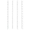 Wall Mounted Wine Rack for 36 Bottles 2 pcs White Iron - vidaXL
