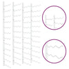 Wall Mounted Wine Rack for 36 Bottles 2 pcs White Iron - vidaXL