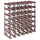 Wine Rack for 42 Bottles Brown Solid Wood Pine - vidaXL