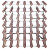 Wine Rack for 42 Bottles Brown Solid Wood Pine - vidaXL