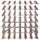 Wine Rack for 42 Bottles Brown Solid Wood Pine - vidaXL