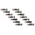 Wall-mounted Wine Rack for 7 Bottles 2 pcs White Metal - vidaXL