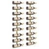 Wall-mounted Wine Rack for 9 Bottles 2 pcs Gold Iron - vidaXL