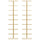 Wall-mounted Wine Rack for 9 Bottles 2 pcs Gold Iron - vidaXL