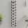 Wall-mounted Wine Rack for 10 Bottles White Metal - vidaXL
