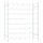 Wine Rack for 48 Bottles White Metal - vidaXL