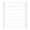 Wine Rack for 48 Bottles White Metal - vidaXL