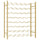 Wine Rack for 48 Bottles Gold Metal - vidaXL