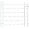 Wine Rack for 36 Bottles White Metal - vidaXL