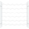 Wine Rack for 36 Bottles White Metal - vidaXL