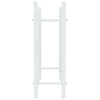 Wine Rack for 36 Bottles White Metal - vidaXL