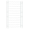 Wine Rack for 72 Bottles White Metal - vidaXL