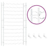 Wine Rack for 72 Bottles White Metal - vidaXL