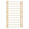 Wine Rack for 72 Bottles Gold Metal - vidaXL