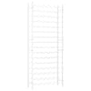 Wine Rack for 96 Bottles White Metal - vidaXL