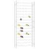 Wine Rack for 96 Bottles White Metal - vidaXL