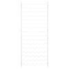 Wine Rack for 96 Bottles White Metal - vidaXL