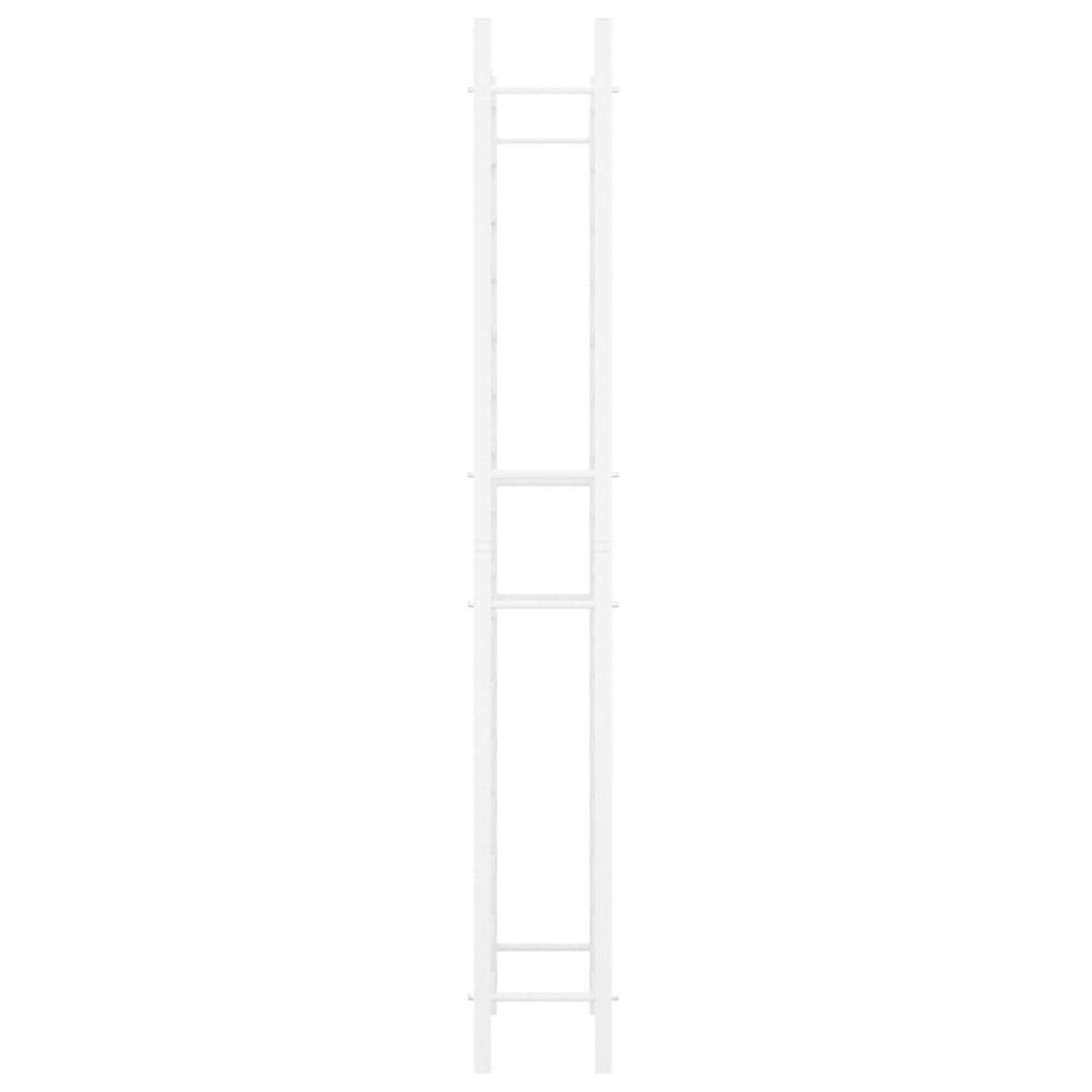 Wine Rack for 96 Bottles White Metal - vidaXL