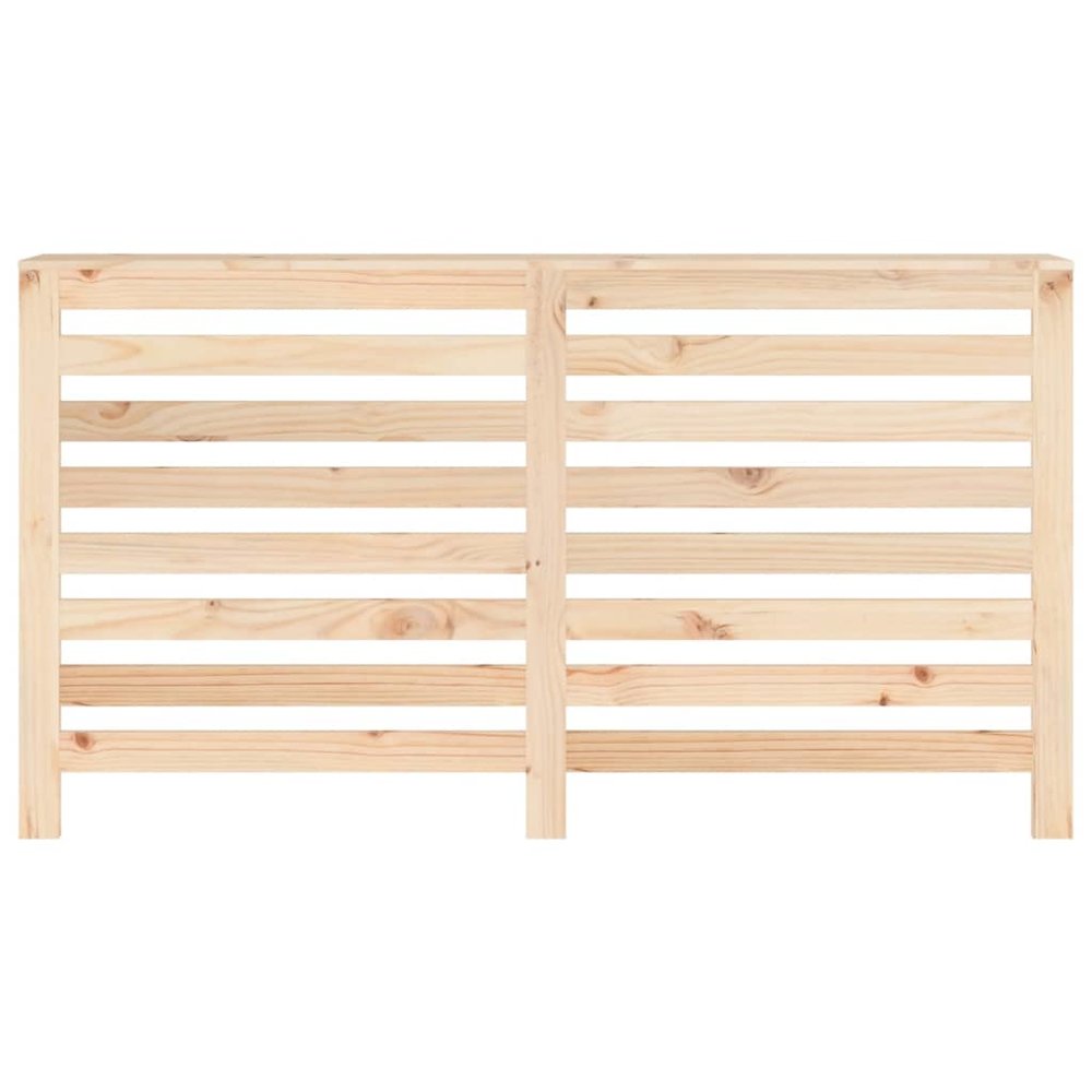 Radiator Cover 60.2''x7.5''x33.1'' Solid Wood Pine - vidaXL