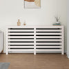 Radiator Cover White 66.5''x7.5''x33.1'' Solid Wood Pine - vidaXL