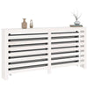 Radiator Cover White 66.5''x7.5''x33.1'' Solid Wood Pine - vidaXL