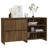 vidaXL 2 Piece Sideboard Brown Oak Engineered Wood, 3098088