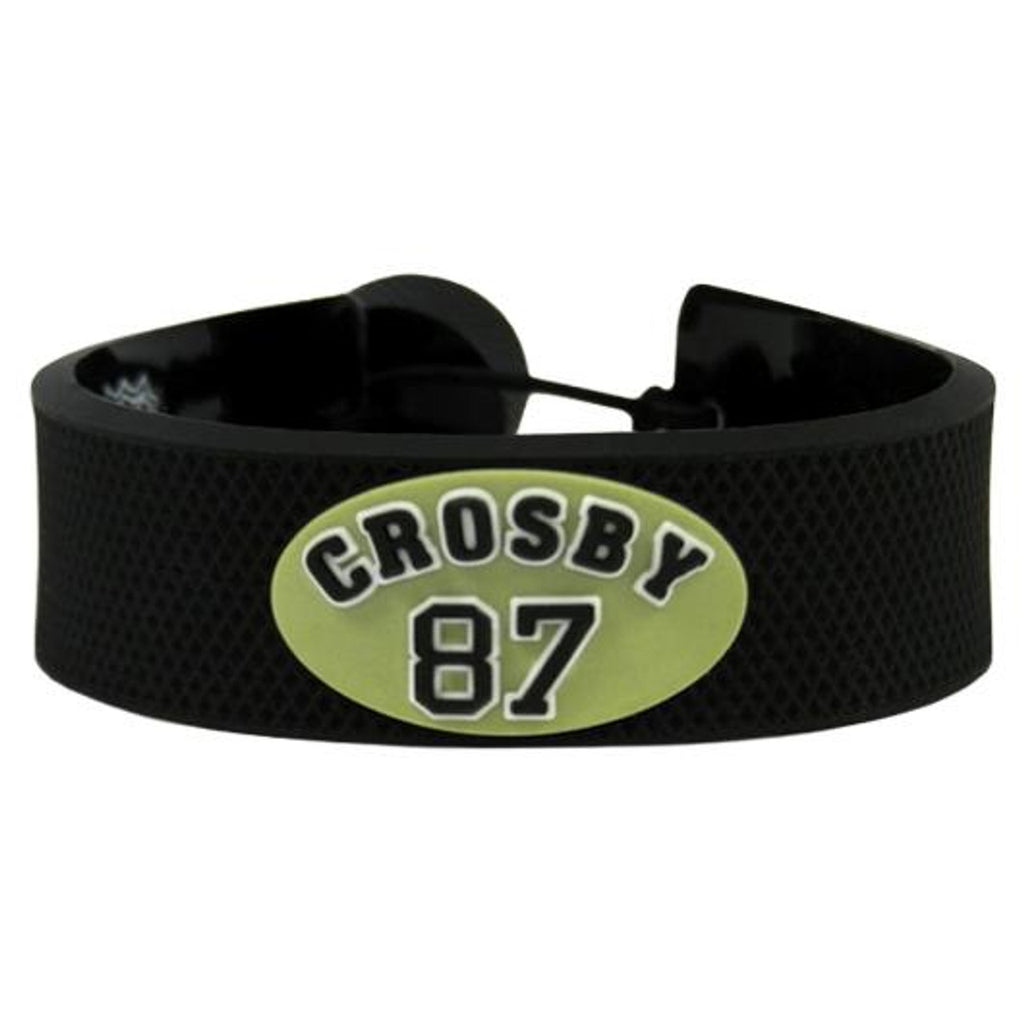Pittsburgh Penguins Bracelet Team Color Jersey Sidney Crosby Design CO - Gamewear