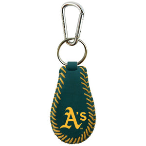 Oakland Athletics Keychain Team Color Baseball CO - Gamewear