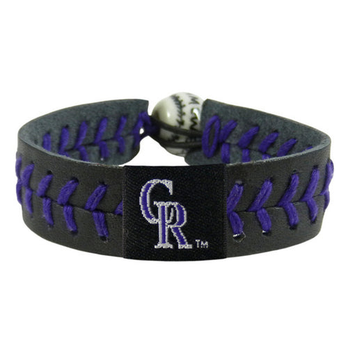 Colorado Rockies Bracelet Team Color Baseball CO - Gamewear