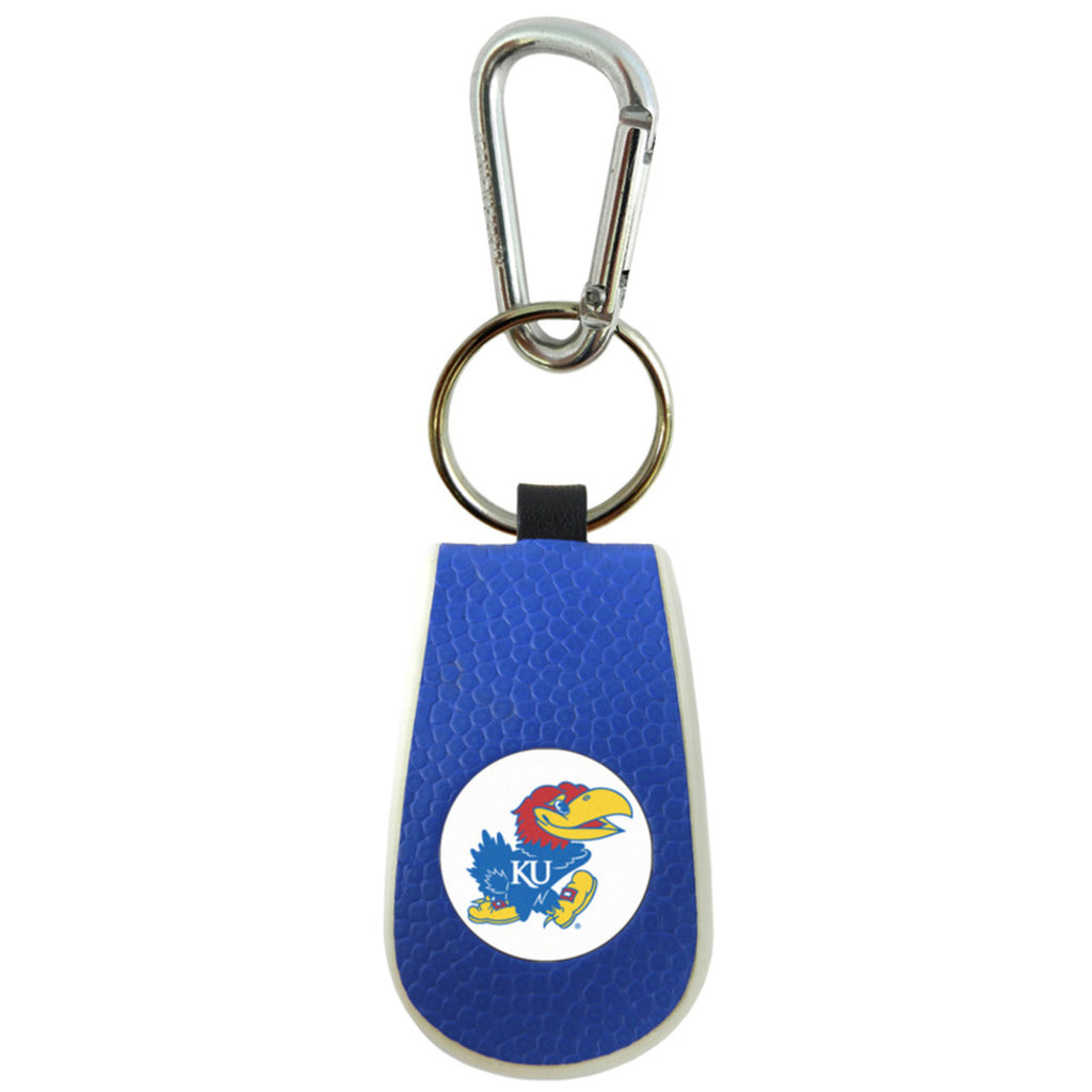 Kansas Jayhawks Keychain Team Color Basketball CO - GAMEWEAR