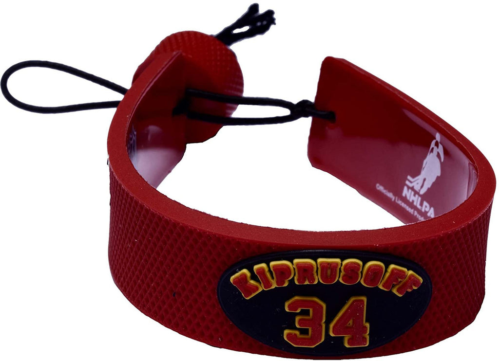 Calgary Flames Bracelet Team Color Jersey Miikka Kiprusoff Design CO - Gamewear
