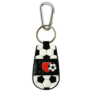 I Love Soccer Keychain Classic Soccer CO - GAMEWEAR