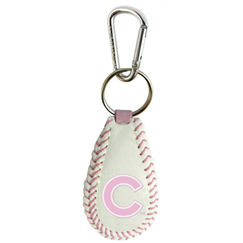 Chicago Cubs Keychain Baseball Pink CO - GAMEWEAR