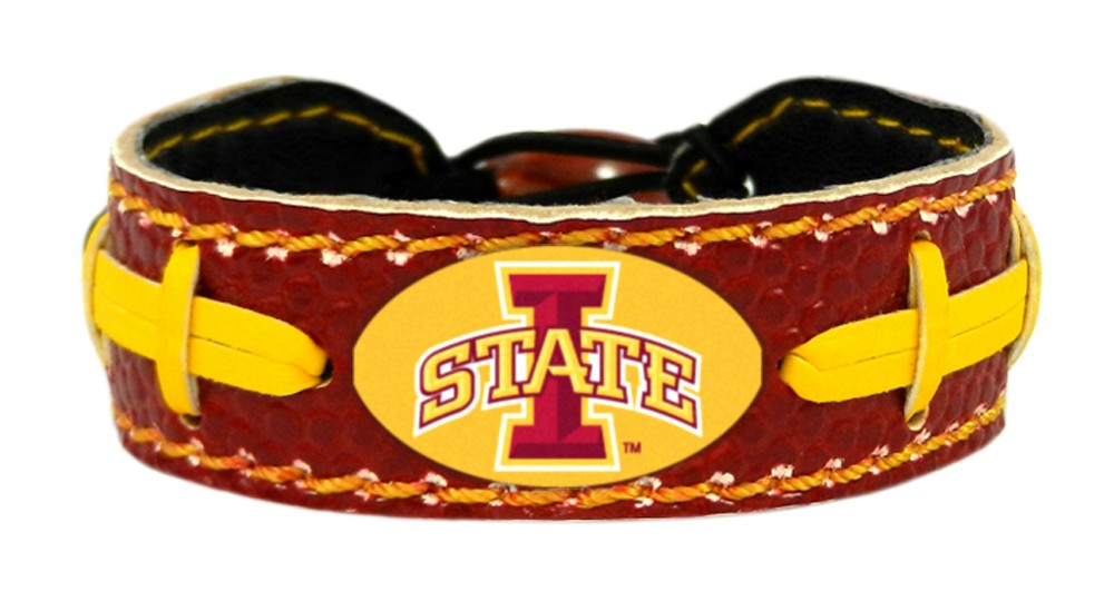 Iowa State Cyclones Bracelet Team Color Football Primary Athletic Mark Logo CO - Gamewear