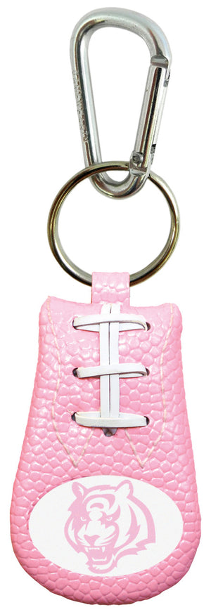 Cincinnati Bengals Keychain Pink Football CO - GAMEWEAR
