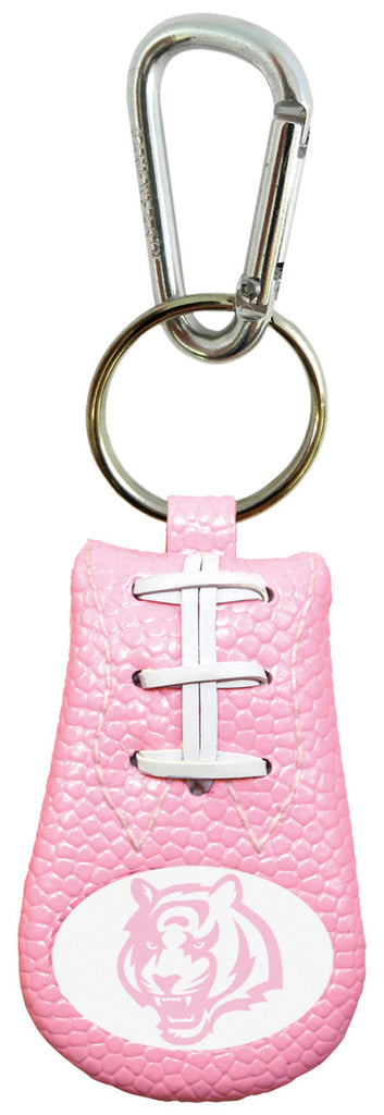 Cincinnati Bengals Keychain Pink Football CO - GAMEWEAR