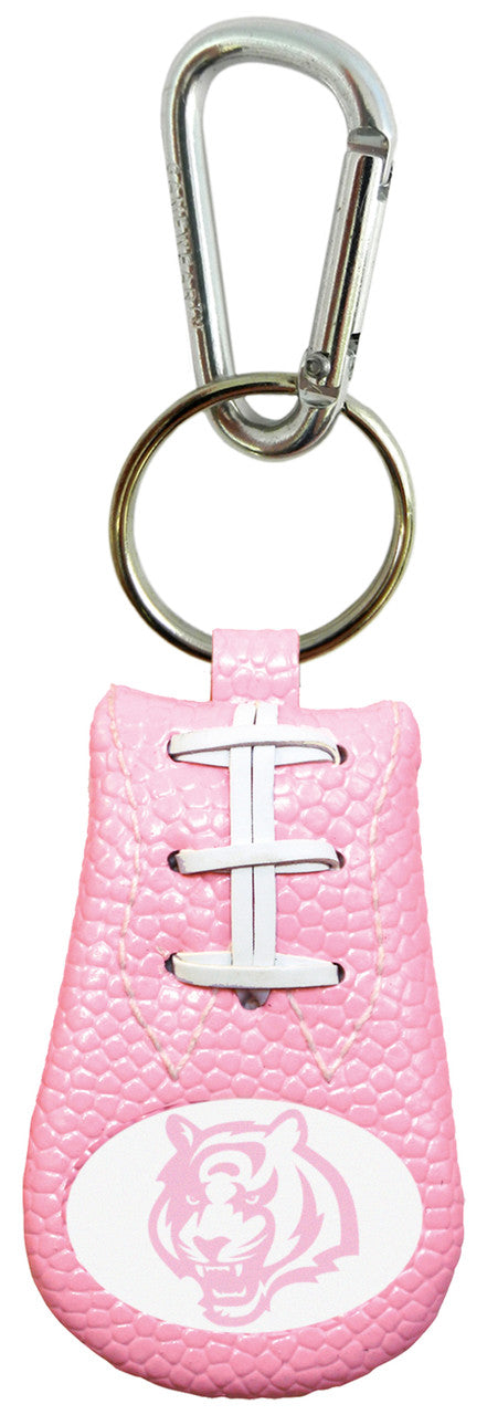 Cincinnati Bengals Keychain Pink Football CO - GAMEWEAR