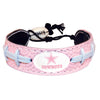 Dallas Cowboys Bracelet Pink Football CO - Gamewear