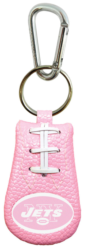 New York Jets Keychain Pink Football CO - Gamewear