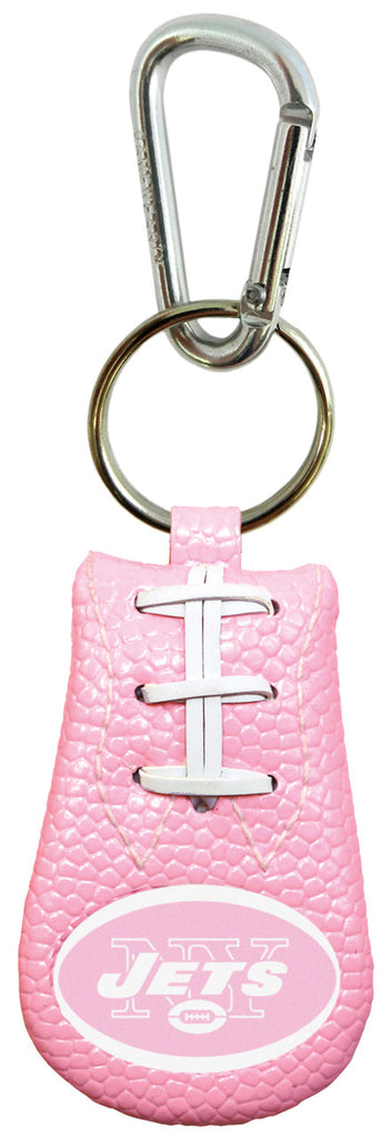 New York Jets Keychain Pink Football CO - Gamewear
