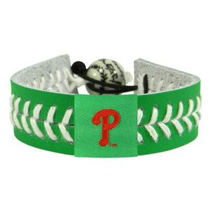 Philadelphia Phillies Bracelet Baseball St. Patrick's Day CO - Gamewear