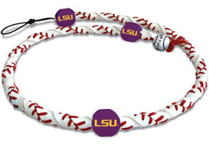 LSU Tigers Necklace Frozen Rope Classic Baseball CO - Gamewear