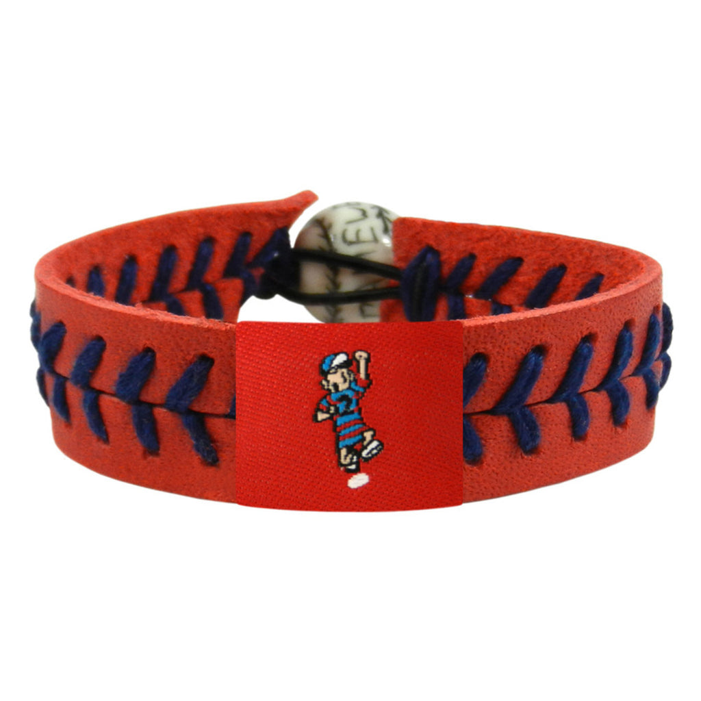 Milwaukee Brewers Bracelet Team Color Baseball Sausage Guy 2 CO - Gamewear