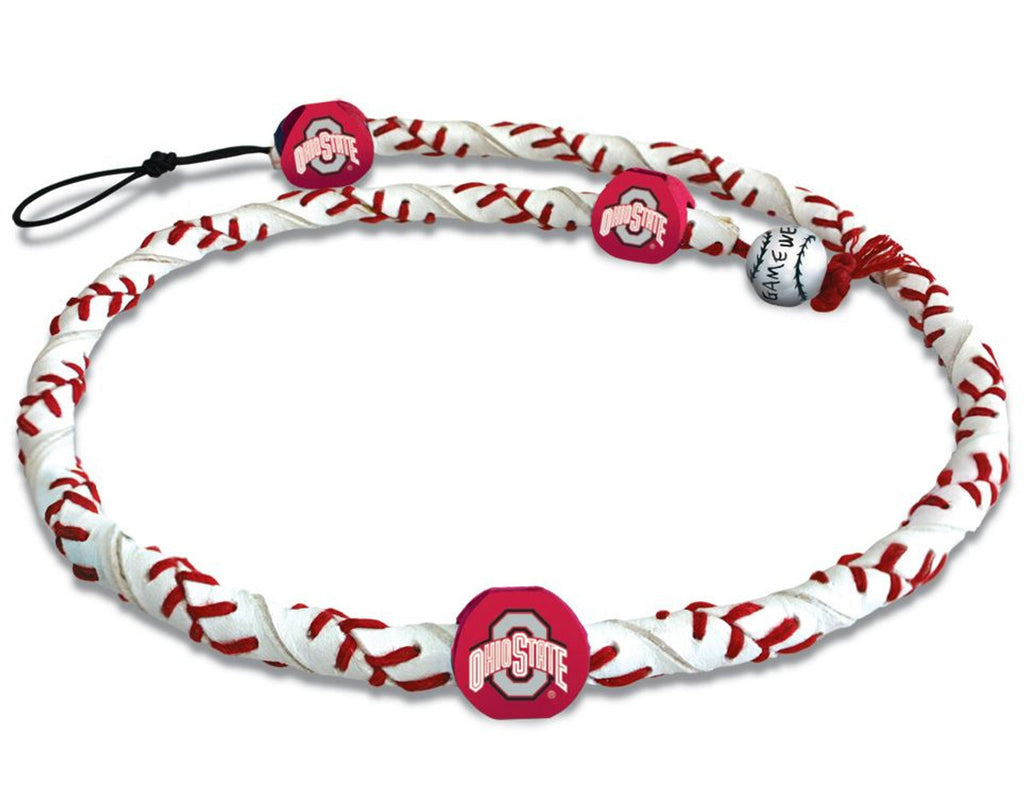 Ohio State Buckeyes Necklace Frozen Rope Classic Baseball CO - Gamewear