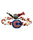 Chicago Cubs Classic Frozen Rope Baseball Bracelet -