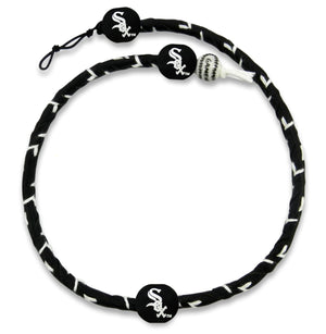 Chicago White Sox Necklace Frozen Rope Team Color Baseball CO - Gamewear