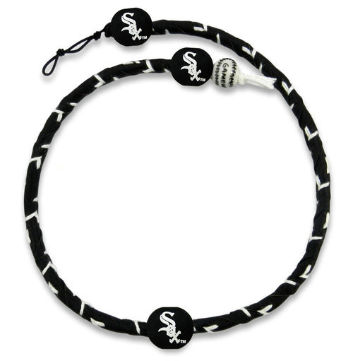 Chicago White Sox Necklace Frozen Rope Team Color Baseball CO - Gamewear
