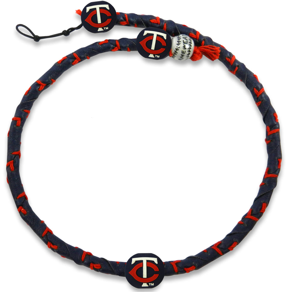 Minnesota Twins Necklace Frozen Rope Team Color Baseball CO - Gamewear